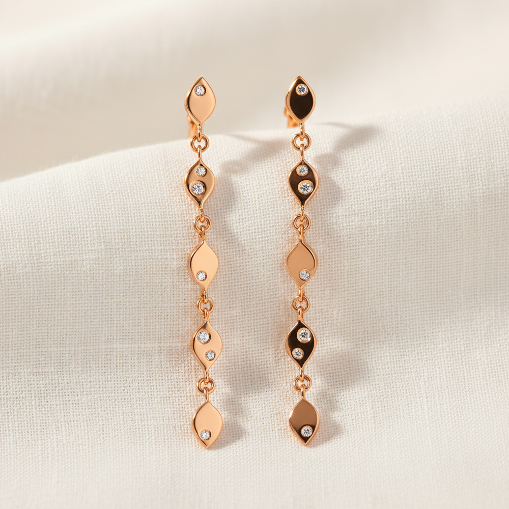 أقراط قطرة الندى أقراط قطرة الندى