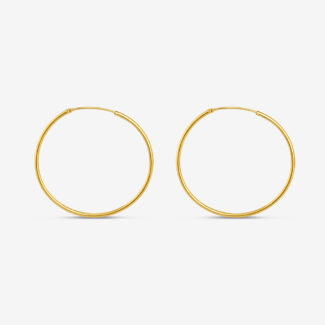 Classic 22ct Gold Hoop Earrings Classic 22ct Gold Hoop Earrings