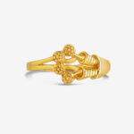 22ct Gold Floral Cluster Ring | Size Q