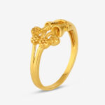 22ct Gold Floral Cluster Ring | Size Q