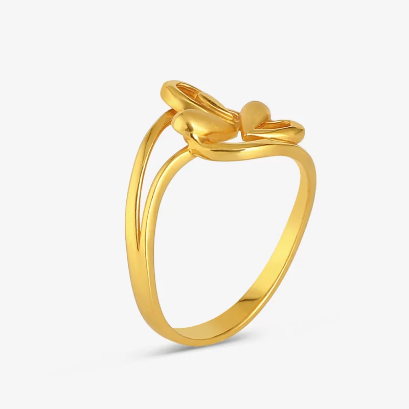 22ct Gold Ring – Heritage Band Size P | PureJewels UK