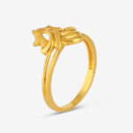 22 Ayar Altın Taç Çiçek Yüzük | Q Beden 22 Ayar Altın Taç Çiçek Yüzük | Q Beden