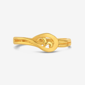 22ct Gold Leaf Motif Ring | Size O 22ct Gold Leaf Motif Ring | Size O