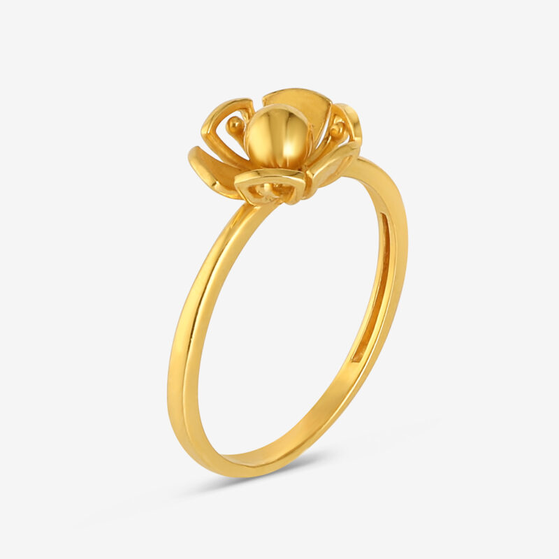 خاتم سولار بلوم من الذهب عيار 22 قيراط | مقاس N½ خاتم سولار بلوم من الذهب عيار 22 قيراط | مقاس N½