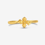 22 Ayar Altın Çiçekli Twist Yüzük | M ½ Beden 22 Ayar Altın Çiçekli Twist Yüzük | M ½ Beden