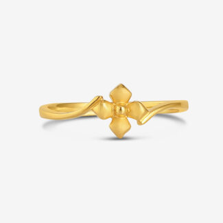 22ct Gold Floral Twist Ring | Size M ½ 22ct Gold Floral Twist Ring | Size M ½