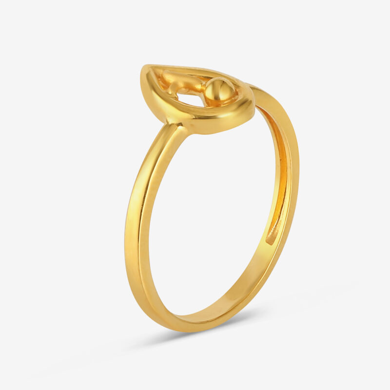 22ct Gold Paisley-Motiv Ring | Größe P ½