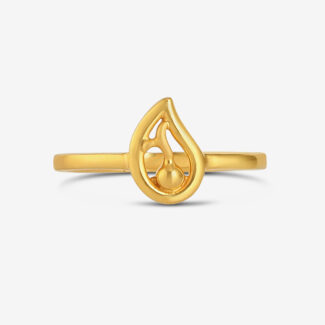 22ct Gold Paisley Motif Ring | Size P ½