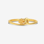 22ct Gold Floral Ring | Größe P