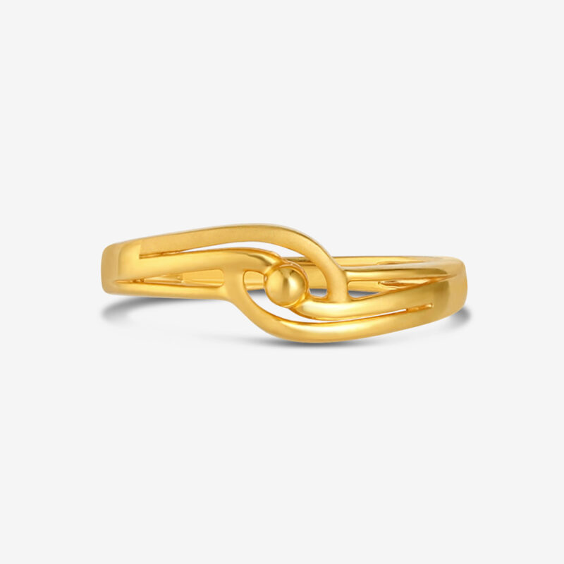 22ct Gold Welle Ring | Größe O 22ct Gold Welle Ring | Größe O