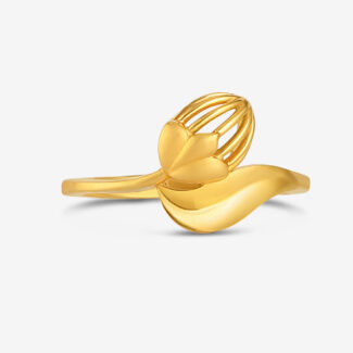 22ct Gold Floral Bud Ring | Size K 1/2 22ct Gold Floral Bud Ring | Size K 1/2