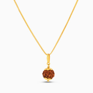 Rudraksha Tranquility Pendant in 22ct Gold