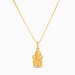 22 Ayar Altından Oturan Ganesh Kolye Ucu 22 Ayar Altından Oturan Ganesh Kolye Ucu