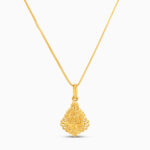 قلادة بادماشري لاكسمي ذهبية عيار 22 قيراط قلادة بادماشري لاكسمي ذهبية عيار 22 قيراط