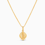 Khanda Divine Strength Pendant in 22ct Gold