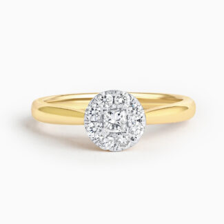 18ct Halo Diamond Wedding Ring 18ct Halo Diamond Wedding Ring