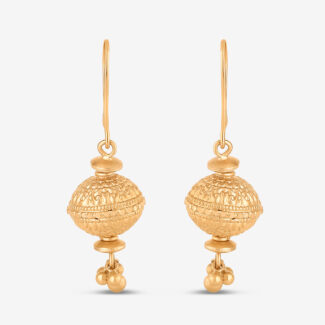 Sphere 22ct Sunrise Gold Drop Earrings Sphere 22ct Sunrise Gold Drop Earrings
