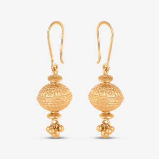 Sphere 22ct Sunrise Gold Drop Earrings