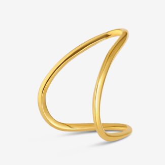 22ct Gold Vanki Ring | Size O 1/2
