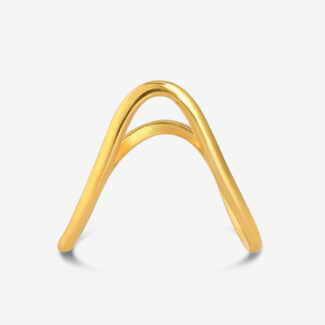 22ct Gold Vanki Ring | Size O 1/2