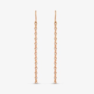 Single Line Synthetic Polki Earrings Single Line Synthetic Polki Earrings