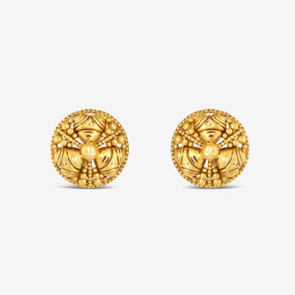 Armari 22ct Gold Button Studs Armari 22ct Gold Button Studs