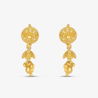 22ct Gold Filigree Jhumka Earrings 22ct Gold Filigree Jhumka Earrings