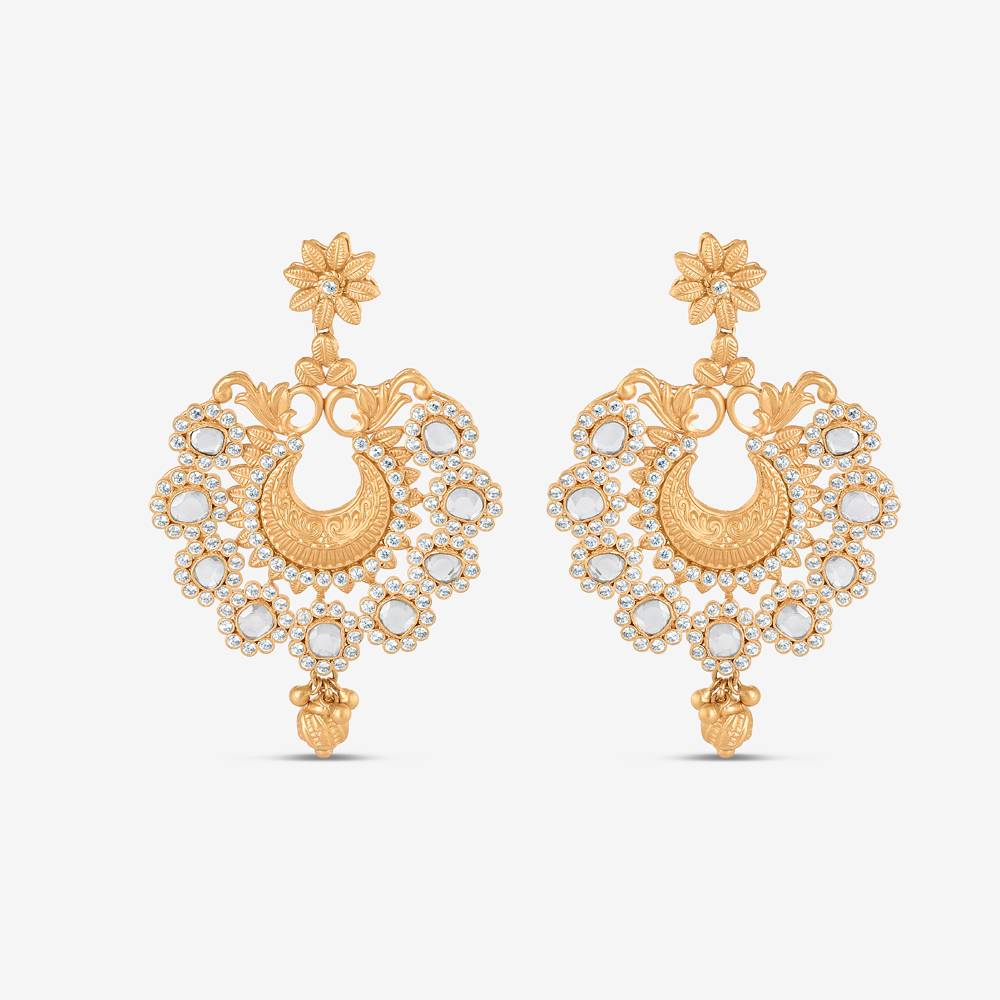 Floral Radiance CZ Damla Küpe Floral Radiance CZ Damla Küpe