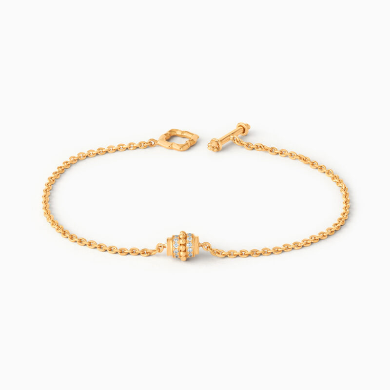Dhwani Sunrise Gold & Diamond Bracelet