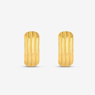 22ct Gold Vertical Line Stud Earrings 22ct Gold Vertical Line Stud Earrings
