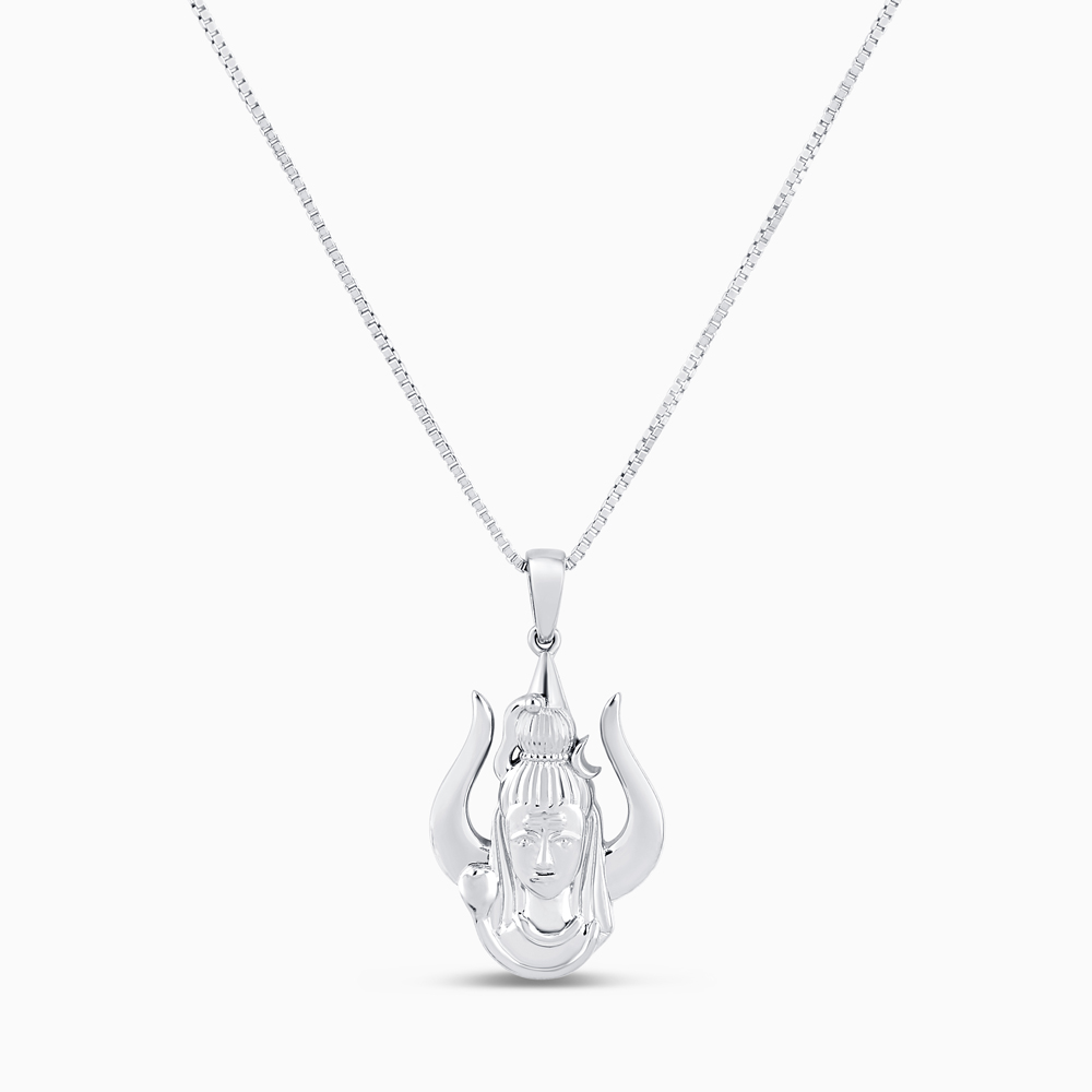 Trinetra Shiva Platin Kolye Trinetra Shiva Platin Kolye