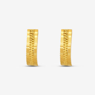 22ct Gold Linear Stud Earrings 22ct Gold Linear Stud Earrings