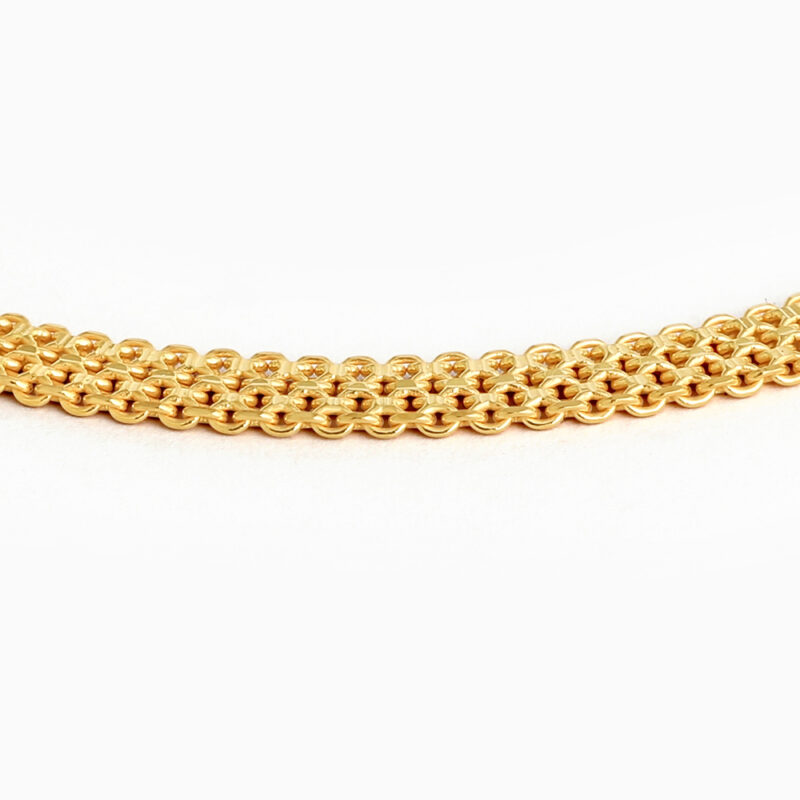 Kadınlar için 22 Ayar Altın Düz Dokuma Bileklik Kadınlar için 22 Ayar Altın Düz Dokuma Bileklik