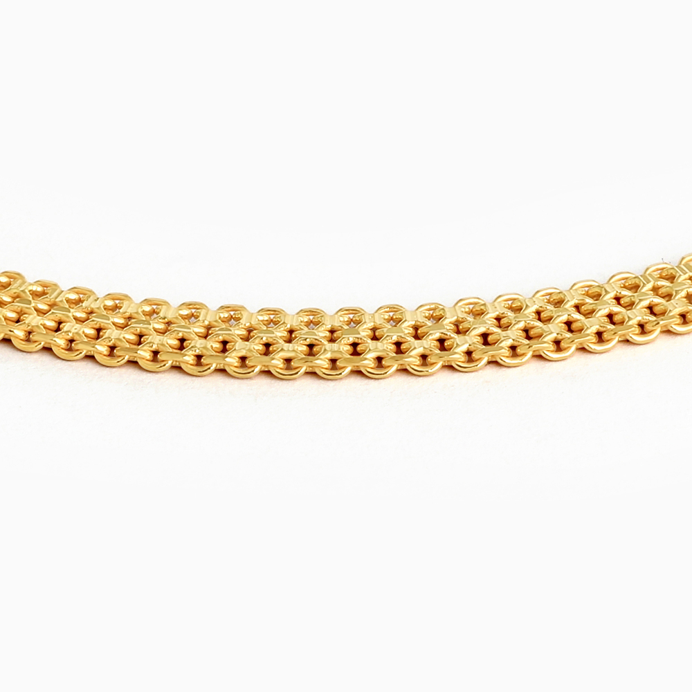 Kadınlar için 22 Ayar Altın Düz Dokuma Bileklik Kadınlar için 22 Ayar Altın Düz Dokuma Bileklik