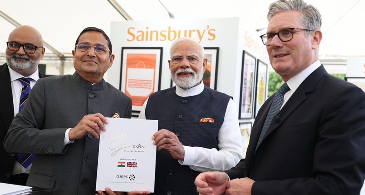 British Asian jeweller PureJewels showcases craftsmanship at UK–India trade deal celebration