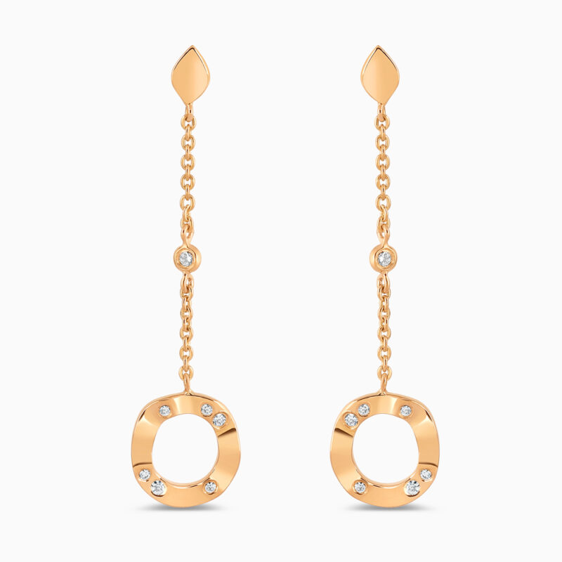 Yağmur Damlası Lilypad Küpe Yağmur Damlası Lilypad Küpe