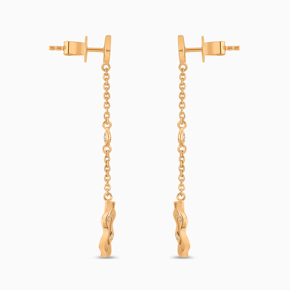 Yağmur Damlası Lilypad Küpe Yağmur Damlası Lilypad Küpe