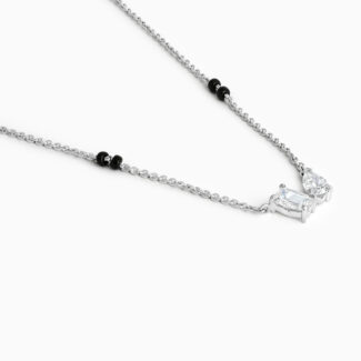 18K White Gold Diamond Mangalsutra 18K White Gold Diamond Mangalsutra