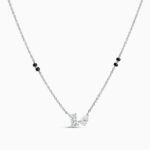 18 Ayar Beyaz Altın Pırlanta Mangalsutra 18 Ayar Beyaz Altın Pırlanta Mangalsutra