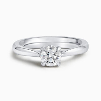 Lotus Platinum Engagement Ring Lotus Platinum Engagement Ring
