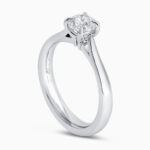 Lotus Platinum Engagement Ring Lotus Platinum Engagement Ring