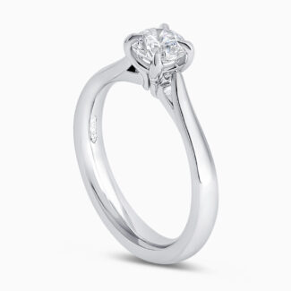 Lotus Platinum Engagement Ring Lotus Platinum Engagement Ring