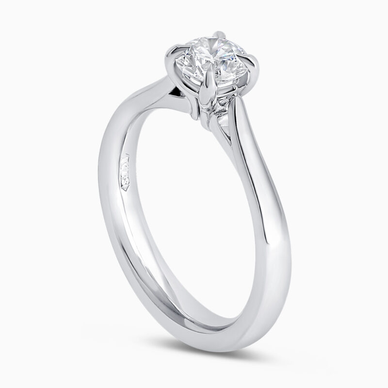 Lotus Platinum Engagement Ring Lotus Platinum Engagement Ring