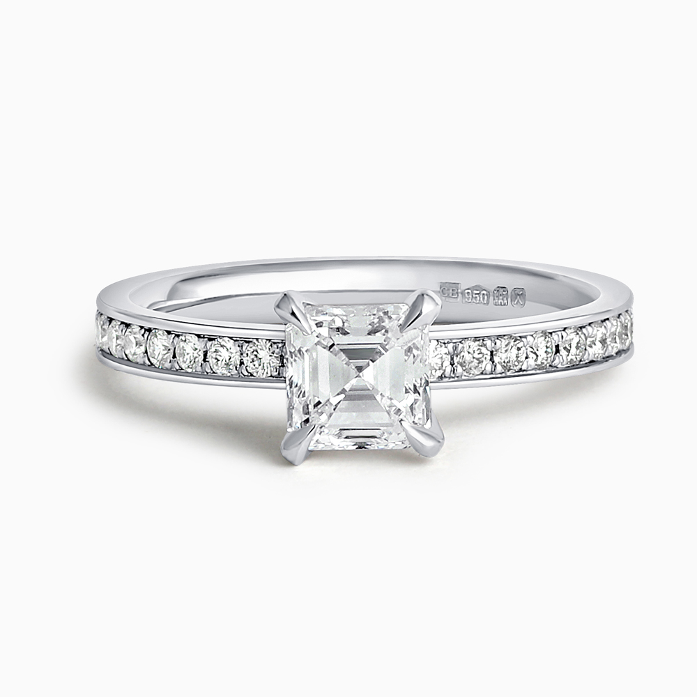 Platin Celeste Pırlanta Nişan Yüzüğü Platin Celeste Pırlanta Nişan Yüzüğü