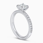 Platin Celeste Pırlanta Nişan Yüzüğü Platin Celeste Pırlanta Nişan Yüzüğü