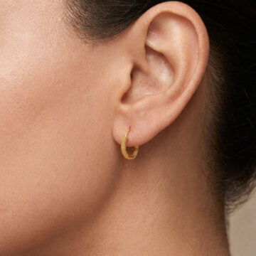 22ct Gold Bali-Ohrring