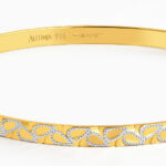 Rodyum Yaprak Tasarımlı 22 Ayar Altın Bileklik Rodyum Yaprak Tasarımlı 22 Ayar Altın Bileklik