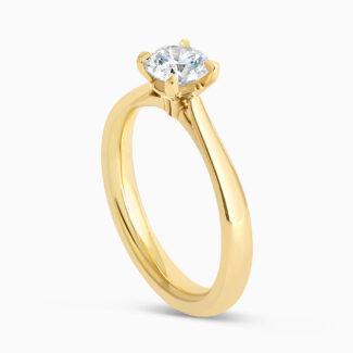 Lotus Bud Engagement Ring 0.58ct Lotus Bud Engagement Ring 0.58ct