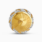 أقراط مرصعة بالألماس ثنائية اللون أقراط مرصعة بالألماس ثنائية اللون