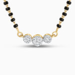 مانغالسوترا من الذهب عيار 18 قيراط مرصع بالألماس | 16 بوصة مانغالسوترا من الذهب عيار 18 قيراط مرصع بالألماس | 16 بوصة